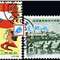 纪79　庆祝捷克斯洛伐克解放十五周年（盖销）邮票(后胶)