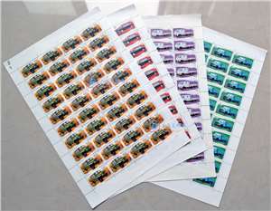 1996-16 中国汽车 邮票 大版(一套四版,40套票)