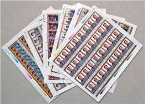 1998-3 邓小平同志逝世一周年 邮票 大版(一套六版,32套票)