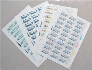 T144 杭州西湖 邮票 大版(一套四版,30套票)