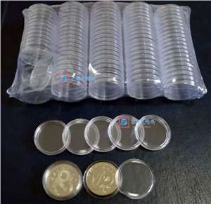 流通纪念币保护壳整包100个(25MM)