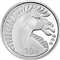 2002马年1盎司圆形银质纪念币 本银马 本色金银纪念币