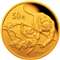 2004猴年1/10盎司圆形金质纪念币 本金猴（带证书）本色金银纪念币