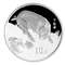 2007猪年1盎司圆形银质纪念币 本银猪 原盒带证书 本色金银纪念币