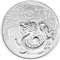 2012龙年1盎司圆形银质纪念币 本银龙 原盒带证书 本色金银纪念币