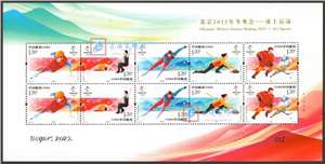 2020-25 北京2022年冬奥会——冰上运动 邮票 小版