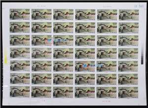 1997-20 澳门古迹 邮票 大版（一套四版，42套票）