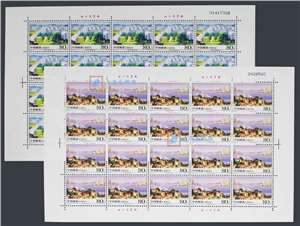 2004-10 侨乡新貌 邮票 大版（一套四版）